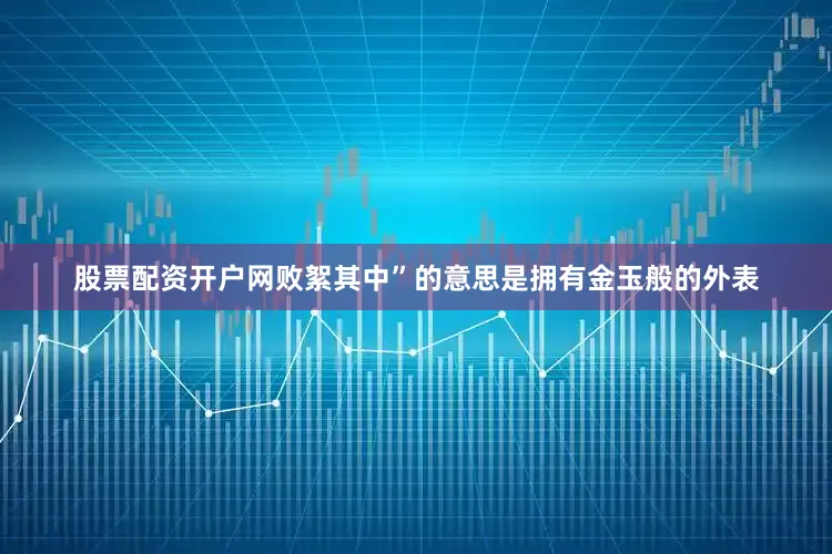 股票配资开户网败絮其中”的意思是拥有金玉般的外表