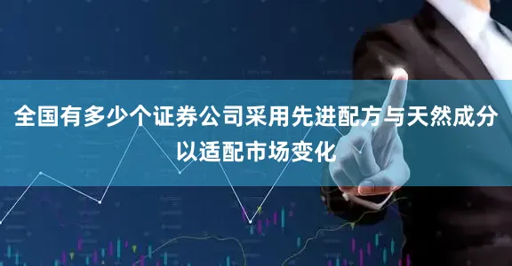 全国有多少个证券公司采用先进配方与天然成分以适配市场变化